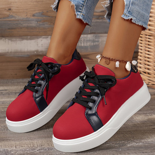 Shirley – Retro Women's Lace-Up Sneakers