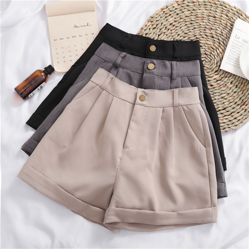 Lily – Versatile Roll-Up Wide-Leg Casual Shorts