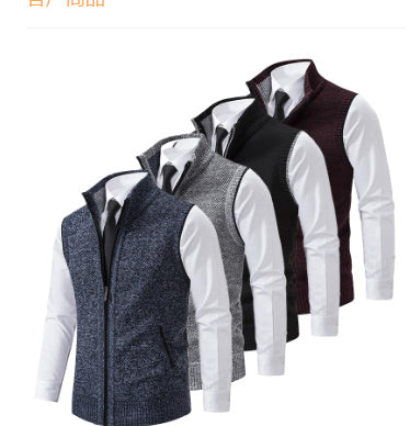 Warren – Men's Stand Collar Cardigan