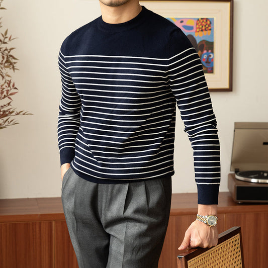 Eddie – Vintage Crew Neck Sweater for Men