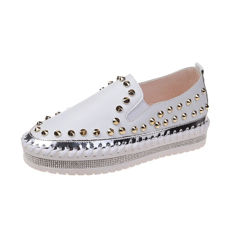 Faith – Flat Sneakers with Studs