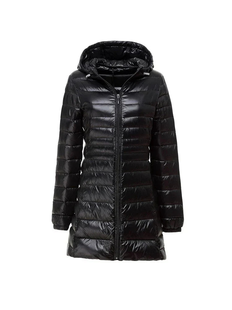 Jessie – Long Quilted Winter Coat for Women