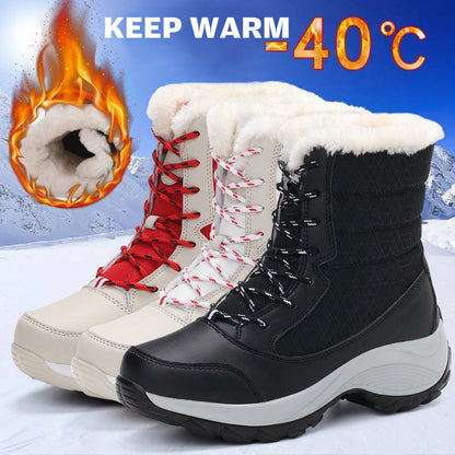 Sara – Warm Women's Snow Boots with Plush Lining