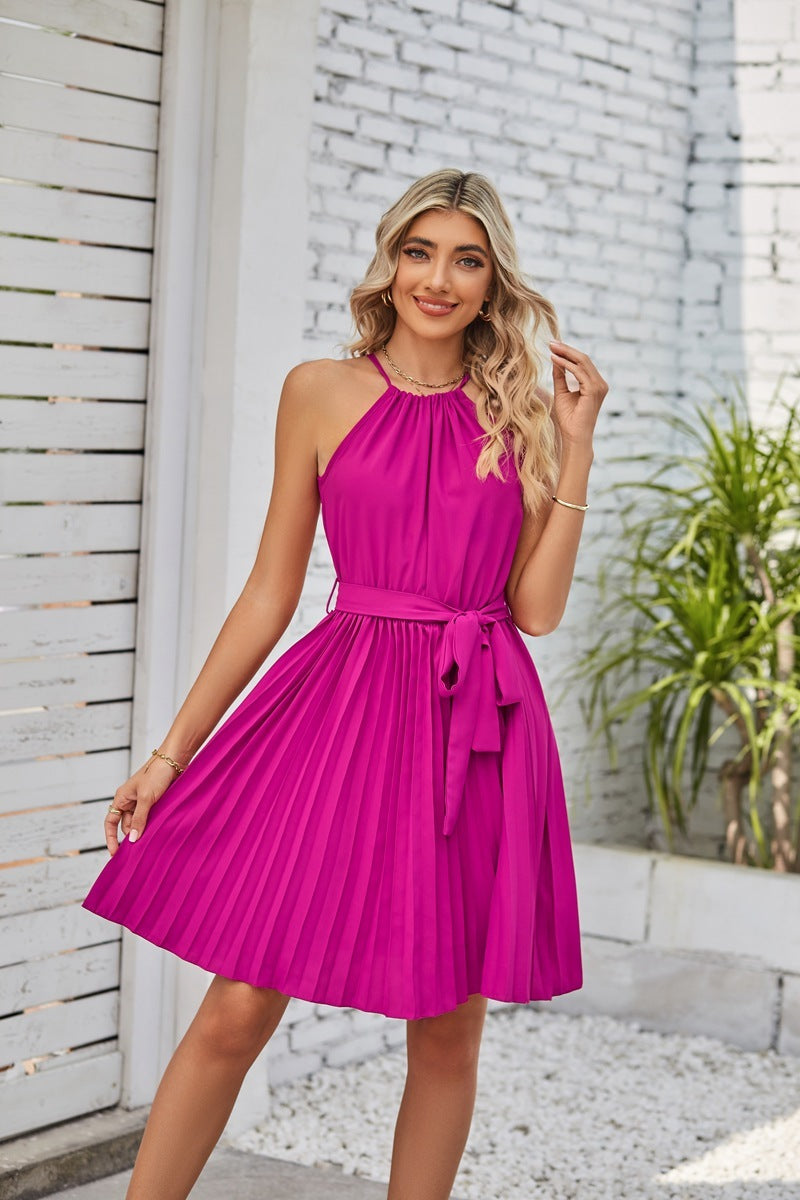 Claire – Strapless Pleated Summer Dresses