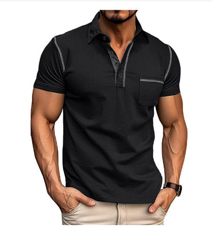 Rodney – Men's Short Sleeve Polo Shirt Quick-Dry Summer Casual