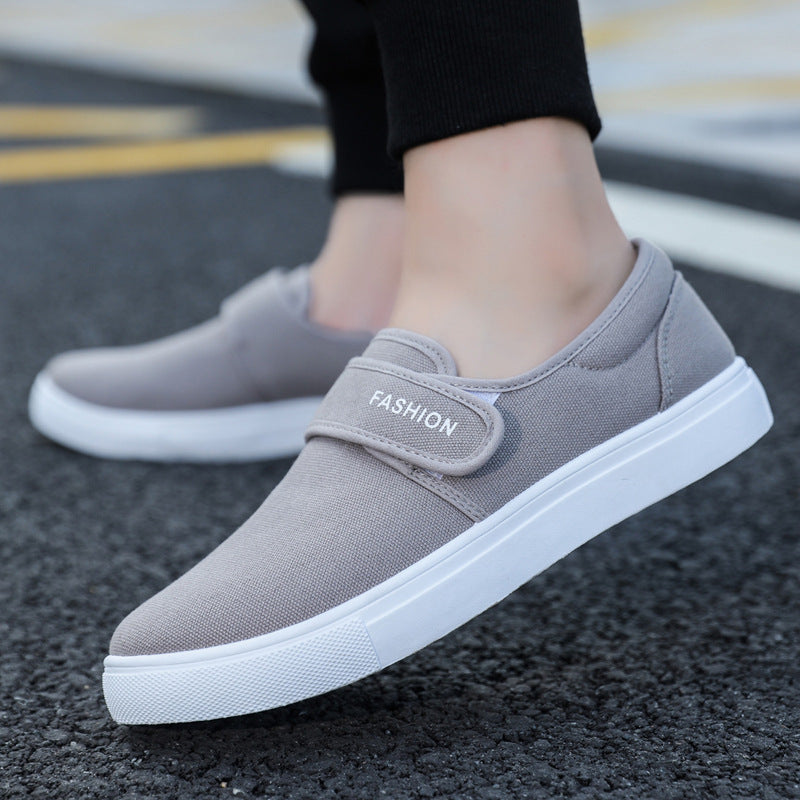 Norman – Canvas Casual Sneakers with Velcro