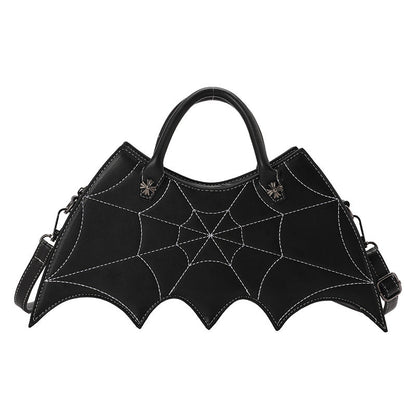 Robyn – Shoulder Bag with Spider Web Design for Halloween