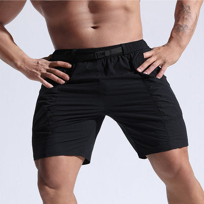 Nathan – Men's Sporty Shorts with Pockets and Elastic Waistband