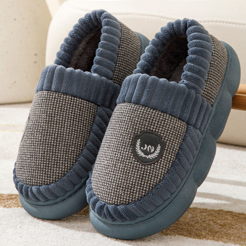 Phoebe – Plush Block Color Winter Slippers