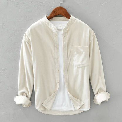 Ian – Casual Corduroy Shirt with Long Sleeves