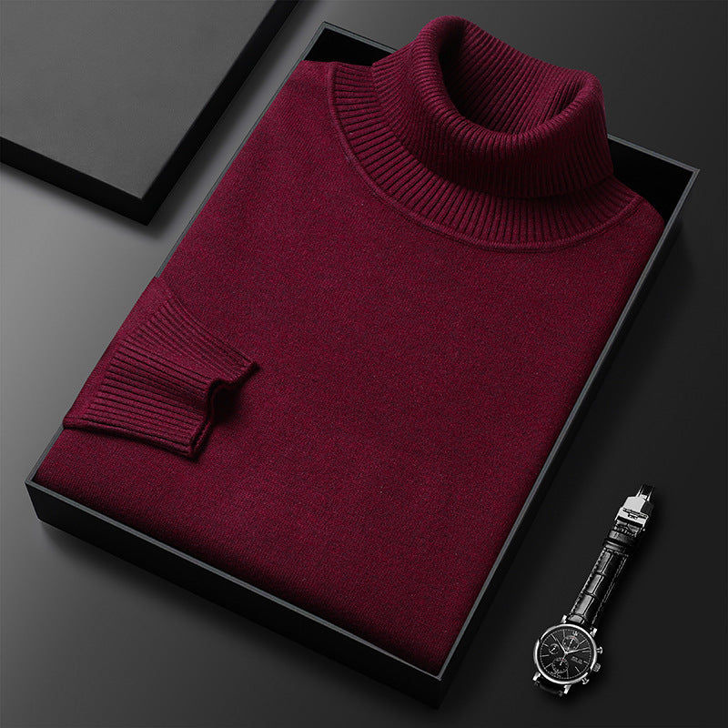 Derek – Slim-Fit Turtleneck Sweater in Solid Colors