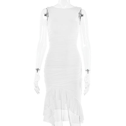 Mary – Sleek Sleeveless Party Dress