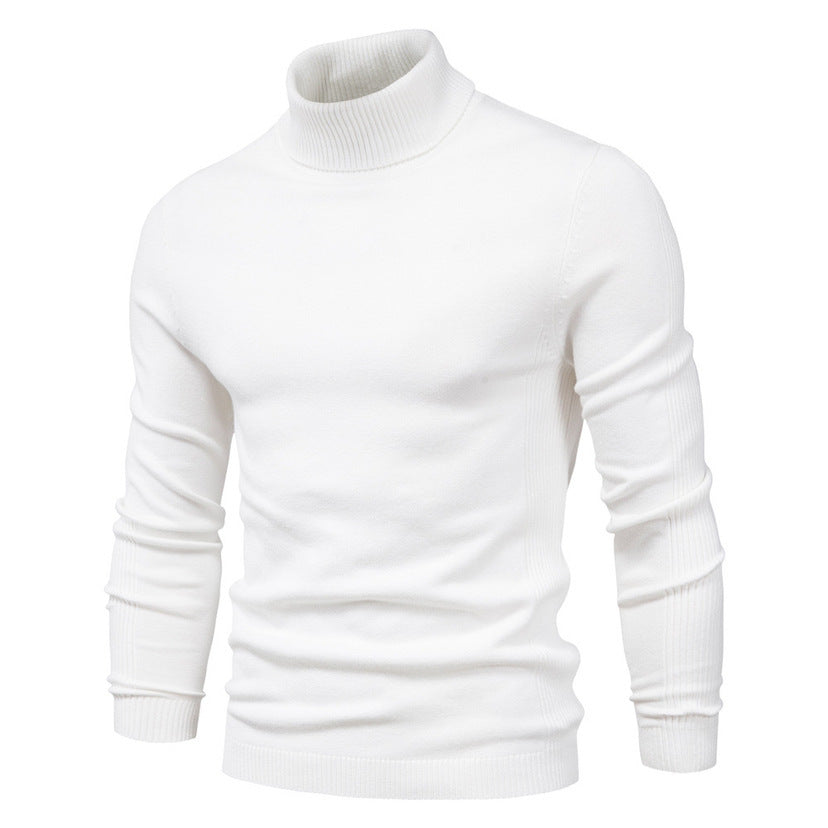 Allan – Slim Fit Pullover with Stand Collar