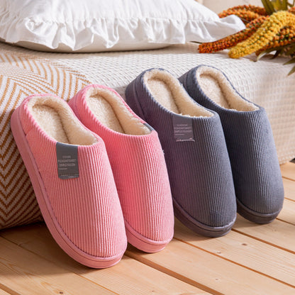 Juliet – Striped House Slippers for Couples