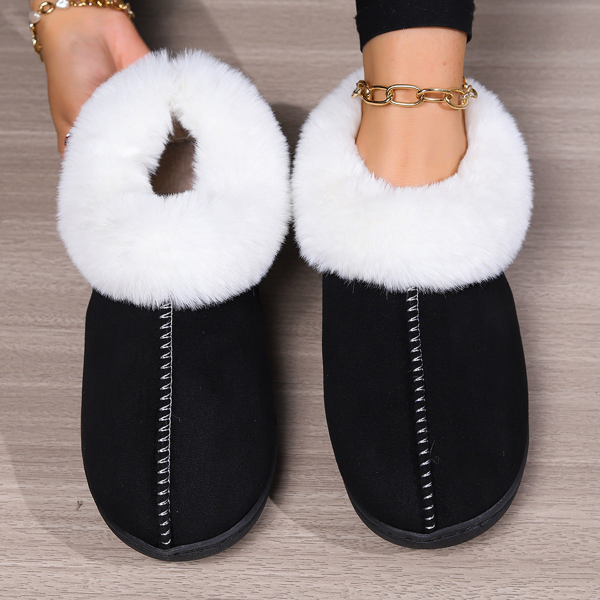 Chris – Non-Slip Unisex Cotton Slippers