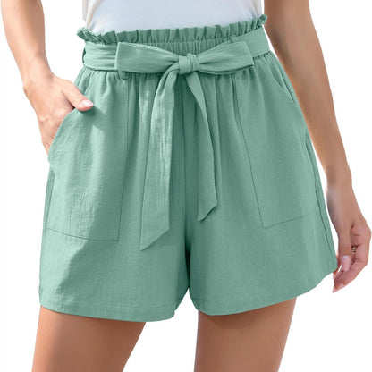 Donna – Stylish Ruffle Shorts with Pockets