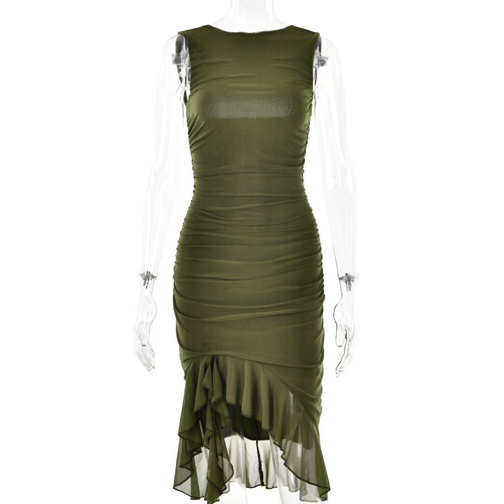 Mary – Sleek Sleeveless Party Dress