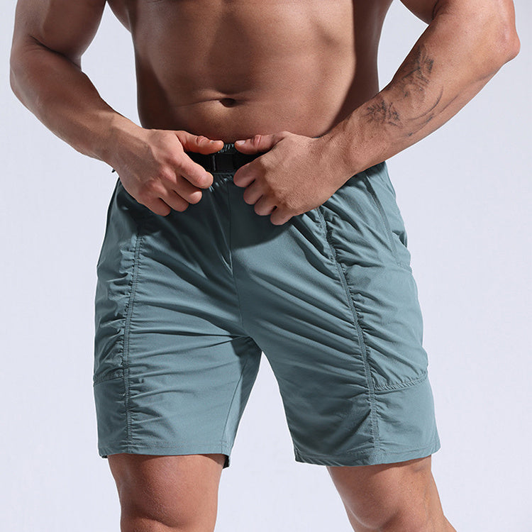 Nathan – Men's Sporty Shorts with Pockets and Elastic Waistband