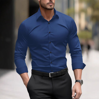 Garry – Men's Long Business-Casual Shirt