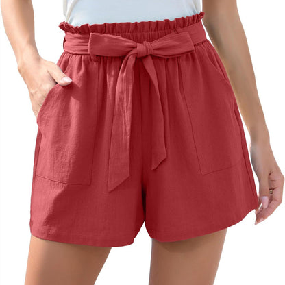 Donna – Stylish Ruffle Shorts with Pockets