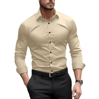 Garry – Men's Long Business-Casual Shirt