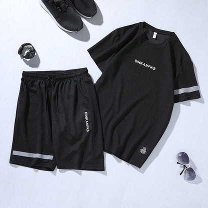 Jake – Men's Sports Set with Short Sleeve T-Shirt