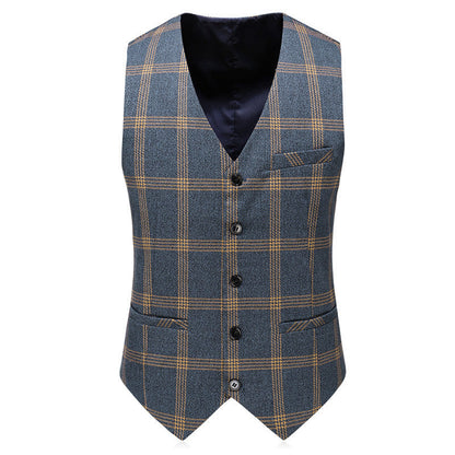 Billy – Elegant Men's Suit with Plaid Pattern