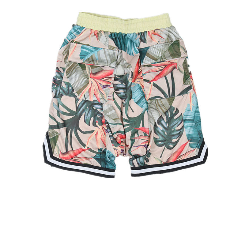 Damon – Hip Hop Men's Hawaiian Style Beach Shorts