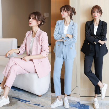 Jennifer – Elegant Women's Blazer Suit for Spring and Fall