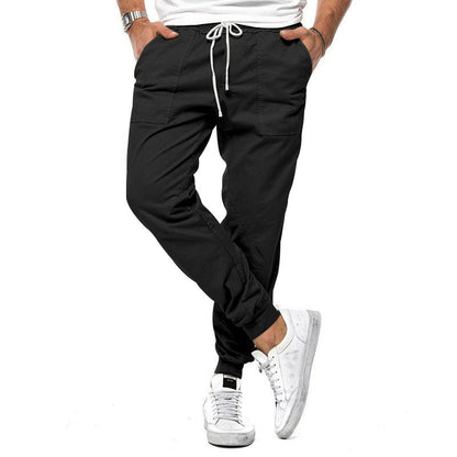 Kevin – Relaxed Men's Pants with Tapered Cut for Leisure and Sport