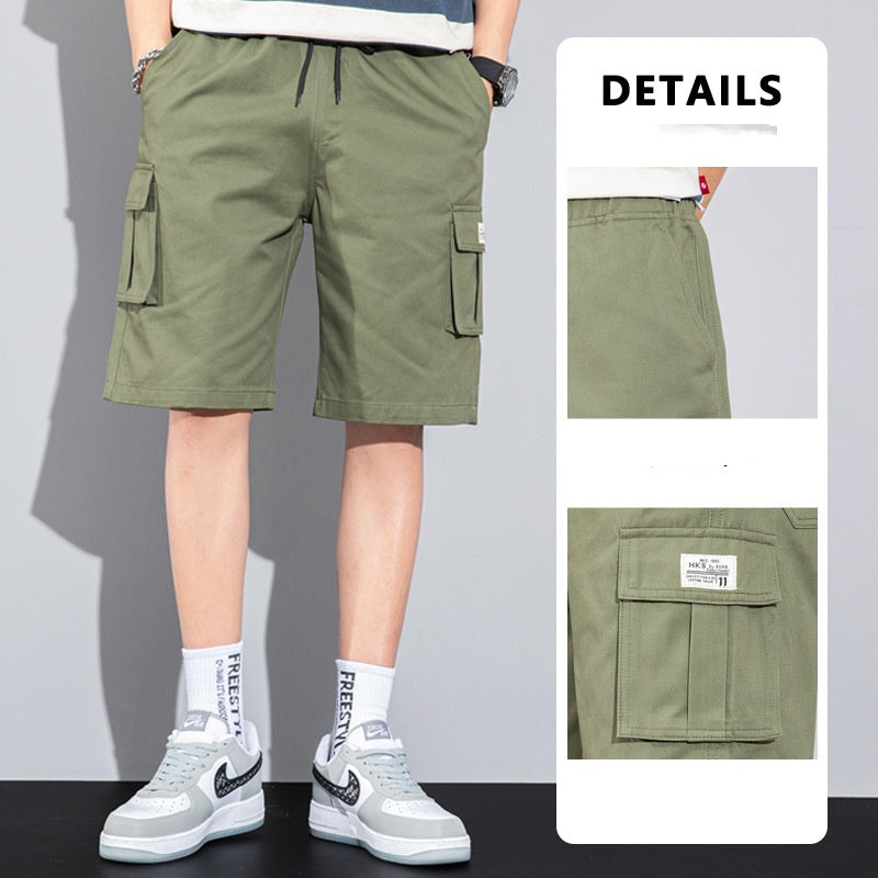 Elliot – Casual Cargo Shorts with Drawstring and Multiple Pockets