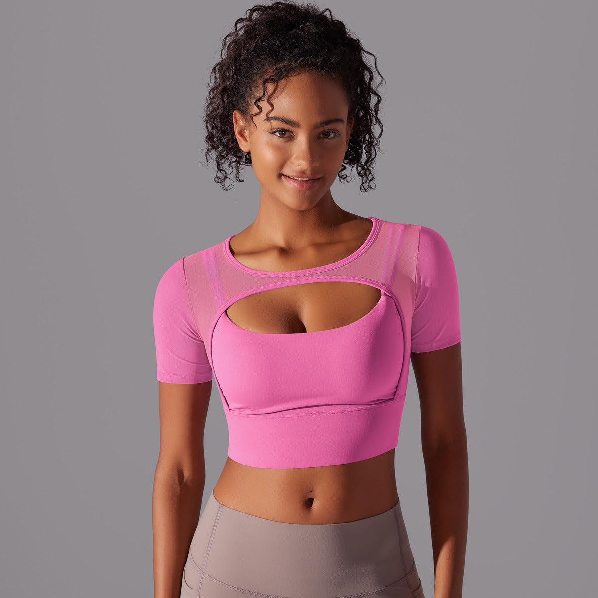 Deborah – Double Layered Yoga Top for Women