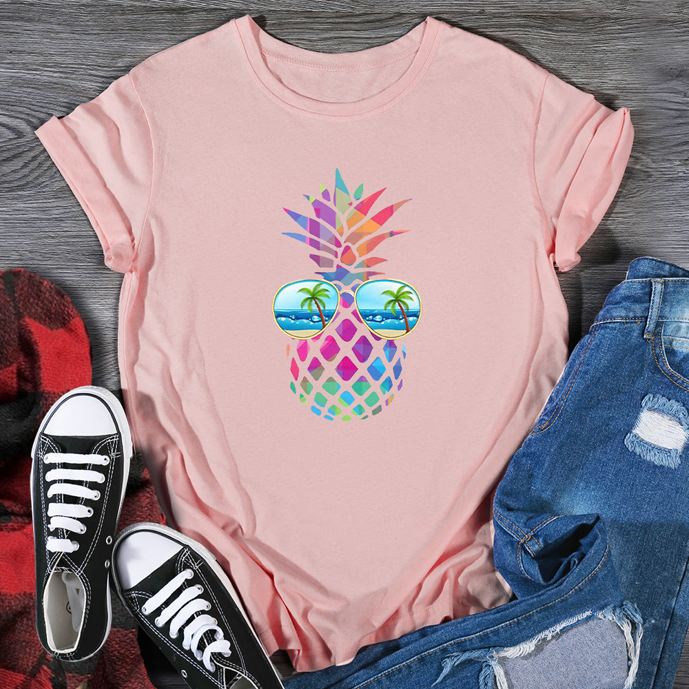 Judith – Women's T-Shirt with Eye Pineapple Design