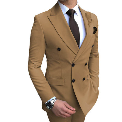 Owen – Double-Breasted Men's Suit for Wedding Guests