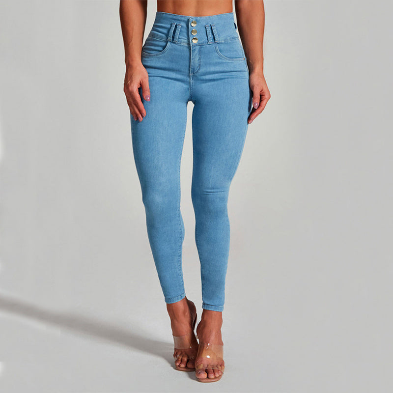 Brenda – High-Waisted Skinny Jeans with Shaping Effect