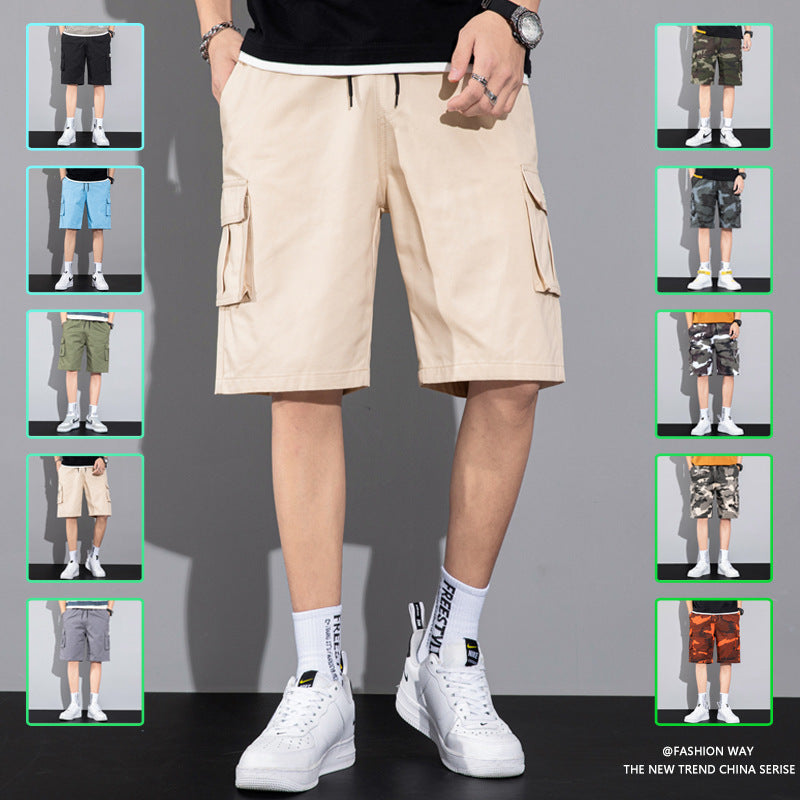 Elliot – Casual Cargo Shorts with Drawstring and Multiple Pockets