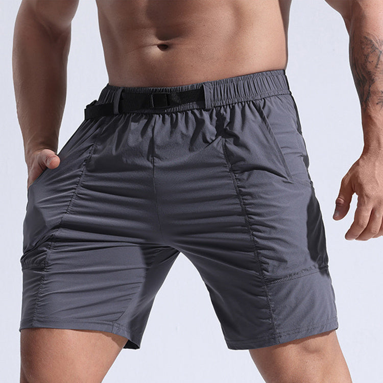 Nathan – Men's Sporty Shorts with Pockets and Elastic Waistband