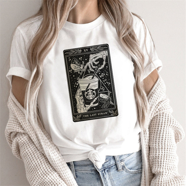 Kim – Women's T-Shirt with Tarot Print