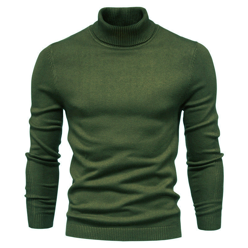 Allan – Slim Fit Pullover with Stand Collar