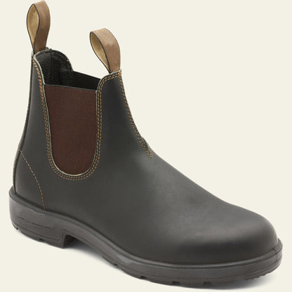 Dominic – Vintage Chelsea Boots in Premium Vegan Leather