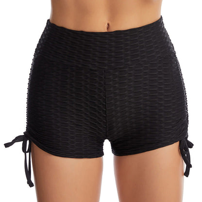 Laura – Textured Gym Shorts with Booty Shaping