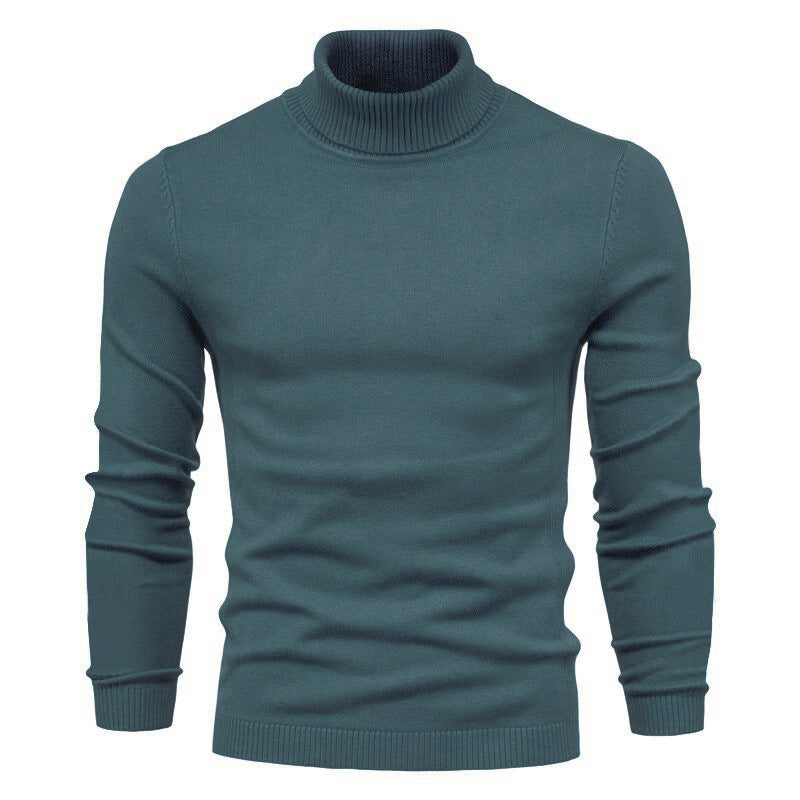 Allan – Slim Fit Pullover with Stand Collar