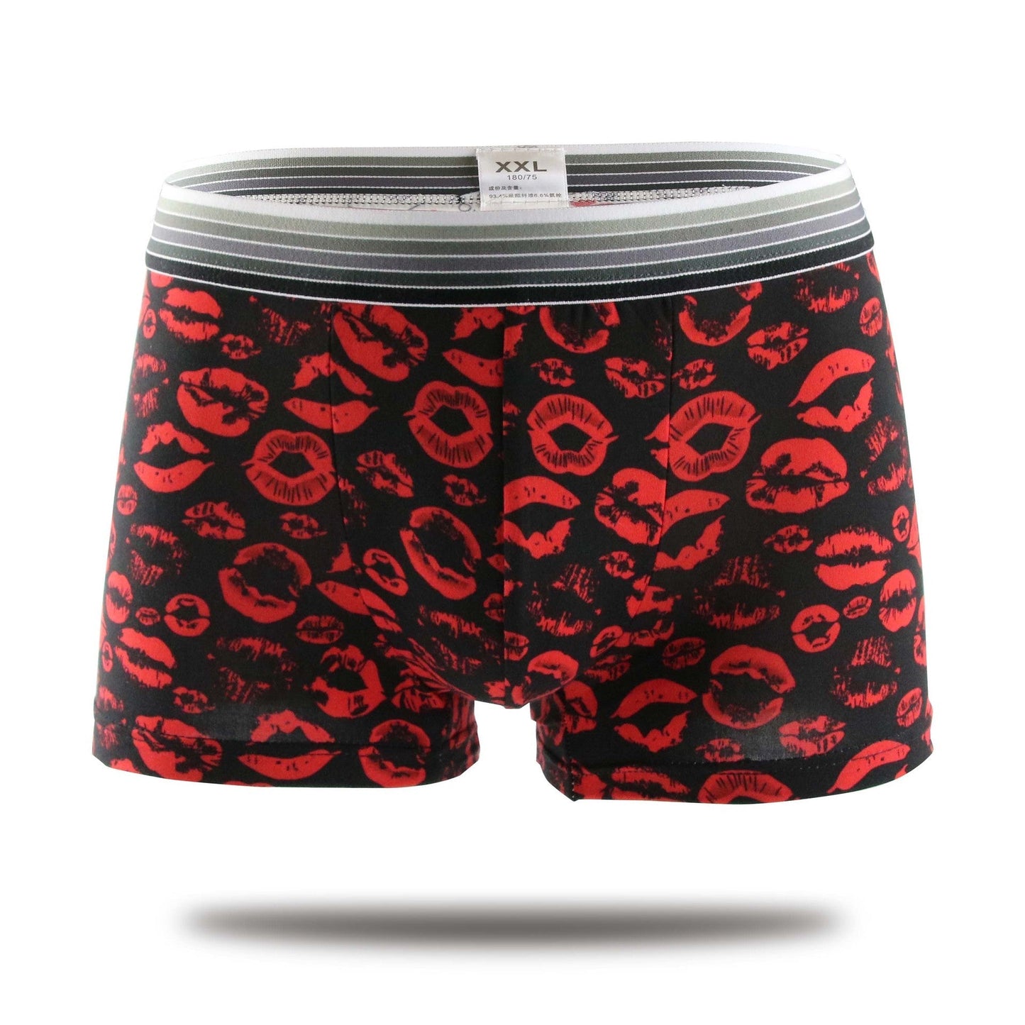 Gabriel – Men's Trendy Design Boxer Shorts in Milk Silk