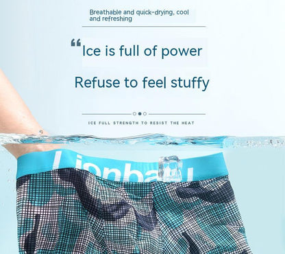 Damien – Breathable Men's Ice Silk Boxer Shorts