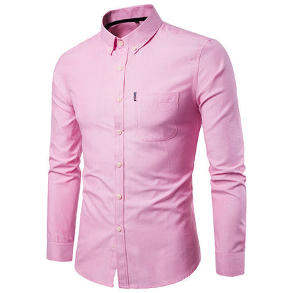 Paul – Slim Fit Men's Shirt with Long Sleeves