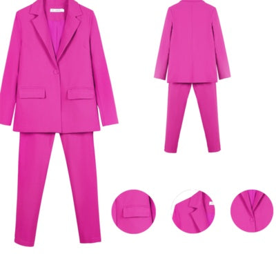 Anna – Elegant Women's Business Pantsuit Set