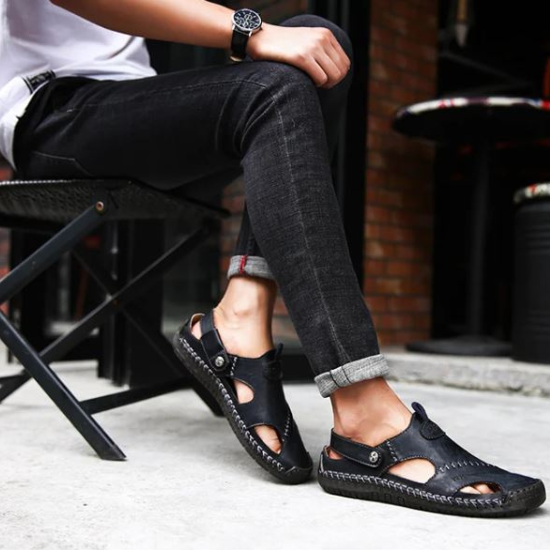 Elliot – Soft Vegan Leather Sandals