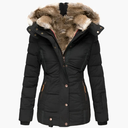 Clara – Women's Winter Coat with Faux Fur Lining